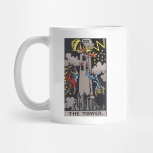 The Tower, Raider Waite Tarot, Divination Tarot Mug